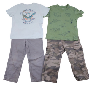 Kids Dinosaur T-Shirts and Pants Set Size 3T